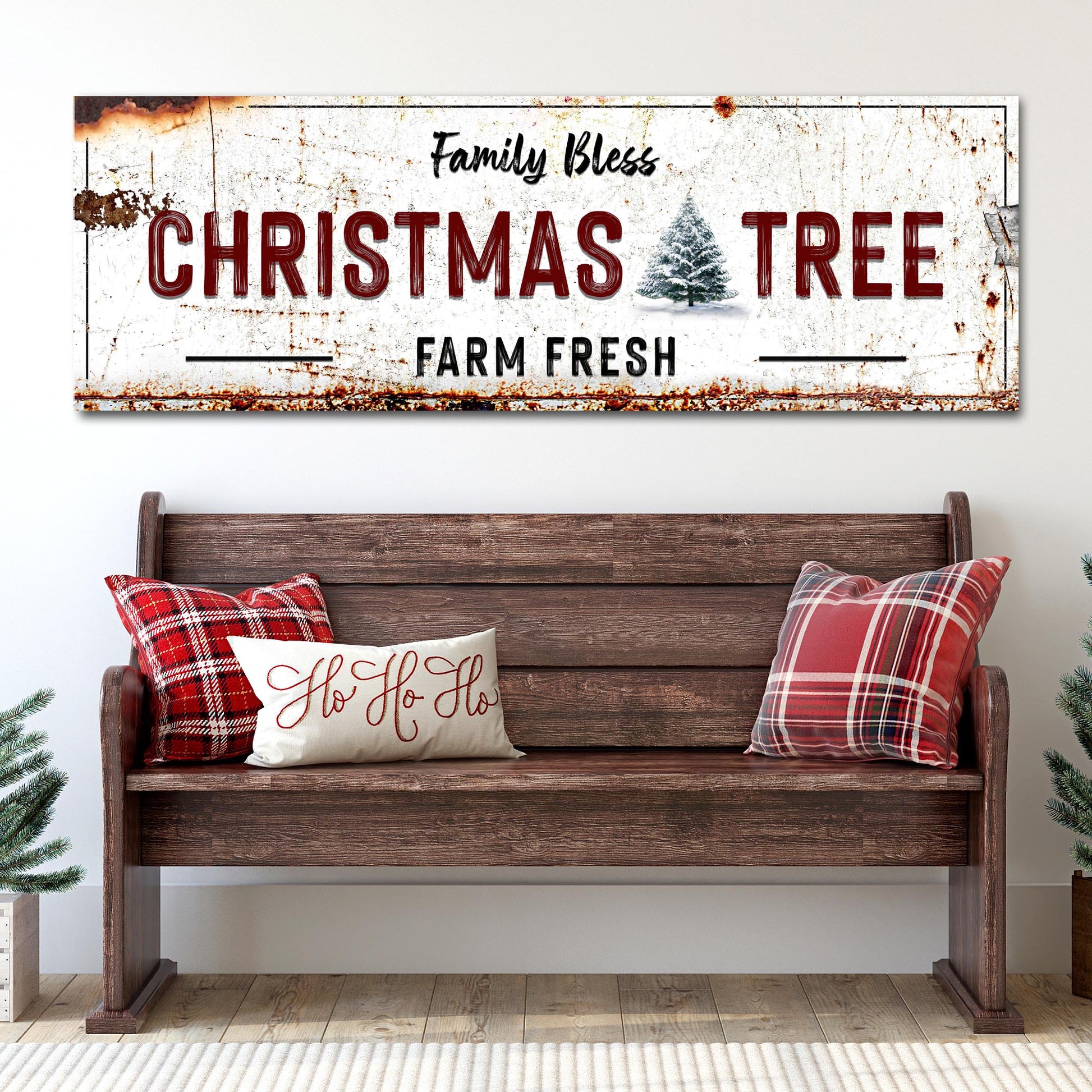 Farm Fresh Christmas Tree Sign - Image by Tailored Canvases