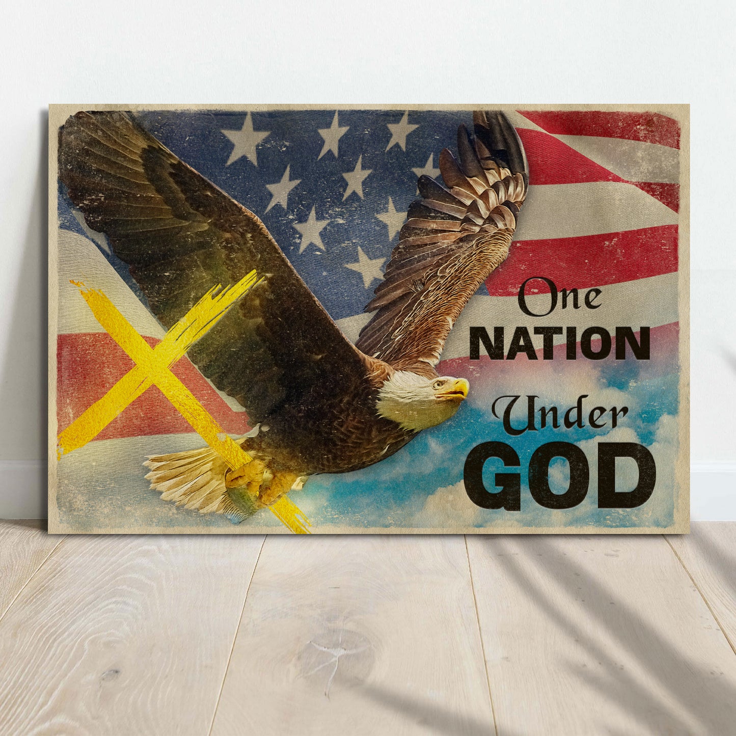 One Nation Under God Sign - Image by Tailored Canvases