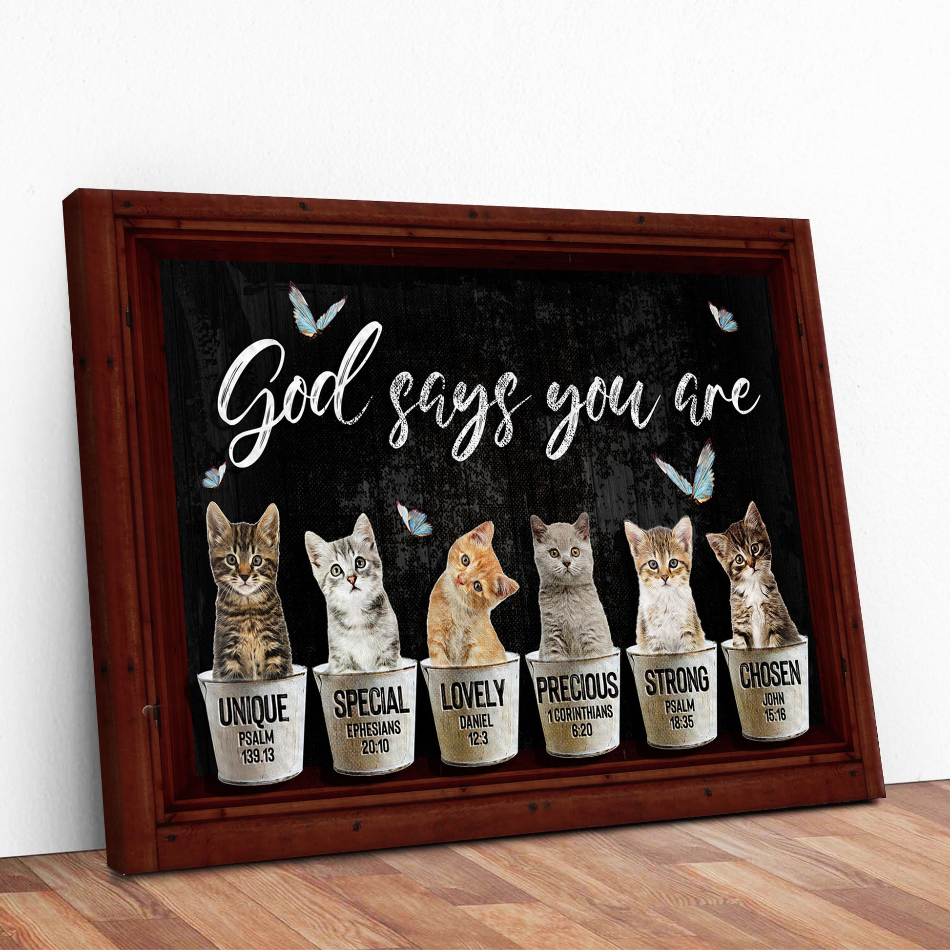 God Says You Are Sign III Style 2 - Image by Tailored Canvases
