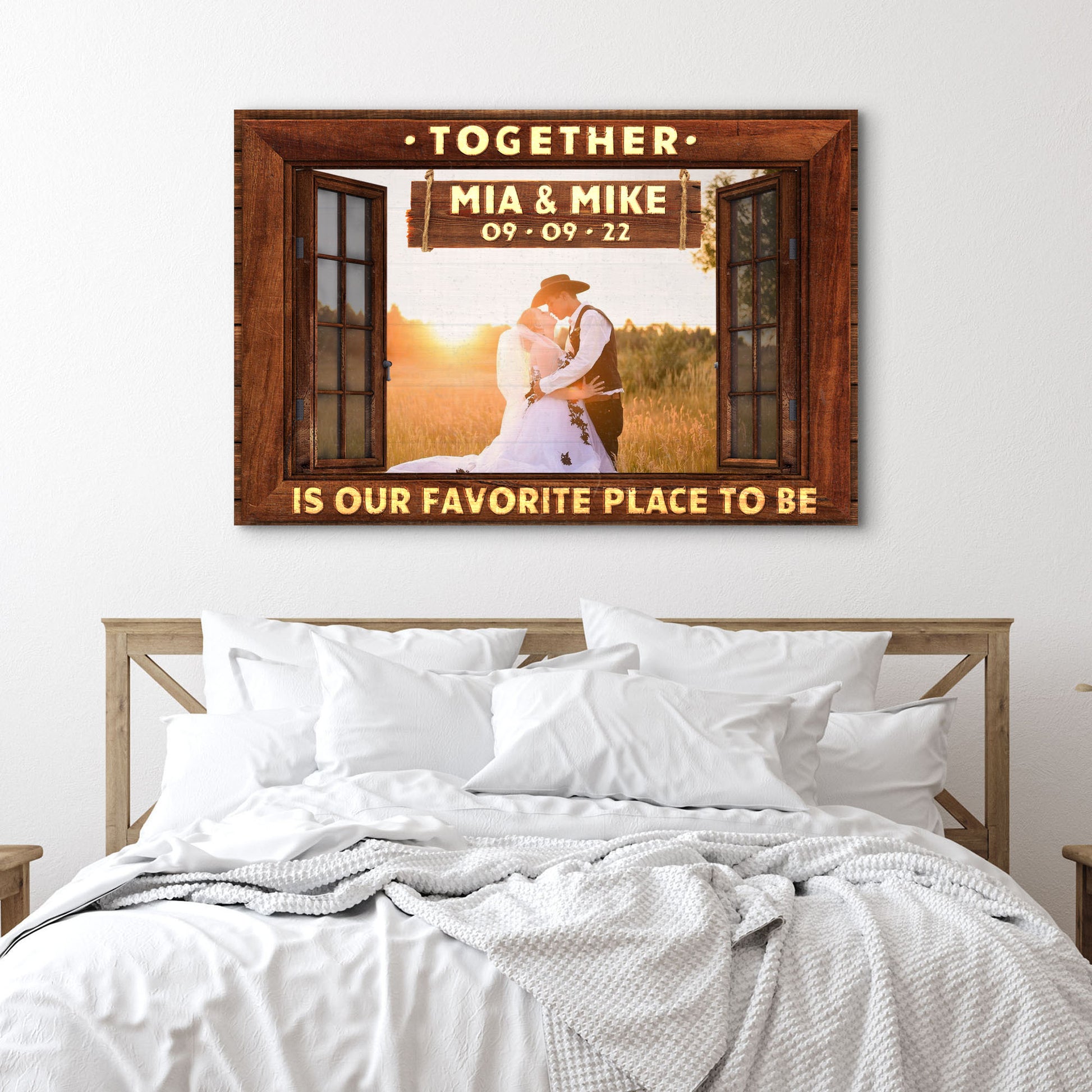 Together Is Our Favorite Place To Be Sign II Style 1 - Image by Tailored Canvases
