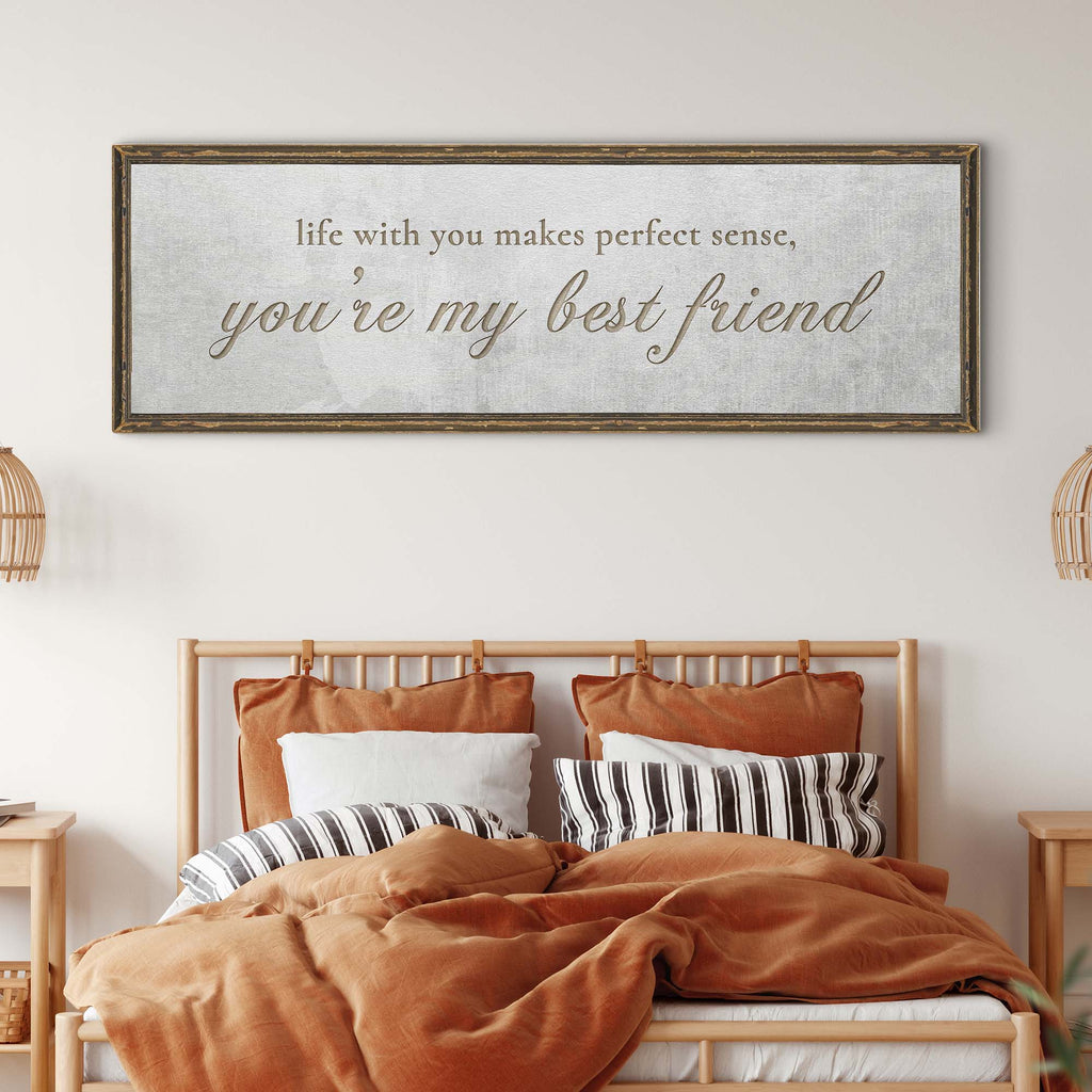 You Are My Bestfriend Sign by Tailored Canvases