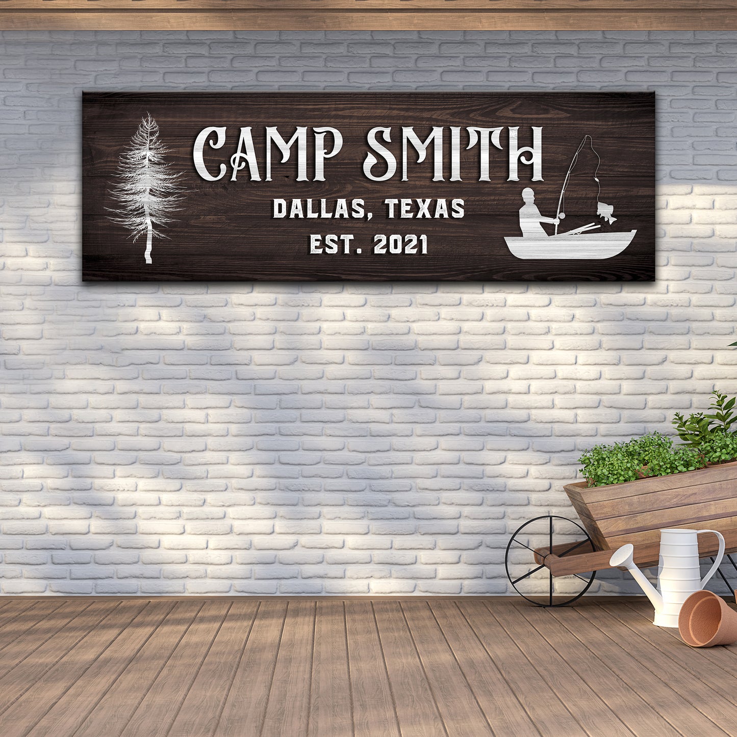 Camp Sign Style 1 - Image by Tailored Canvases