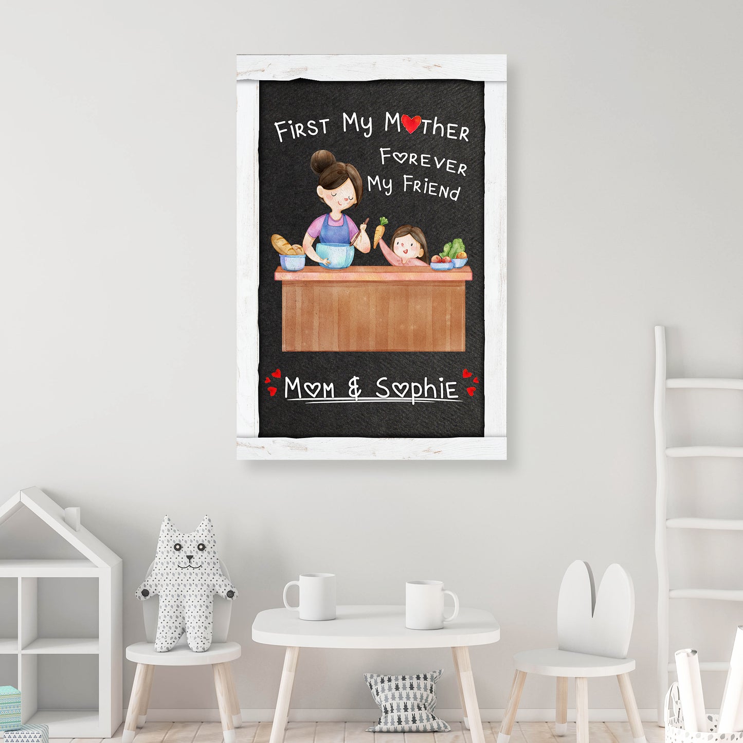 Mother My Forever Friend Sign Style 1 - Image by Tailored Canvases