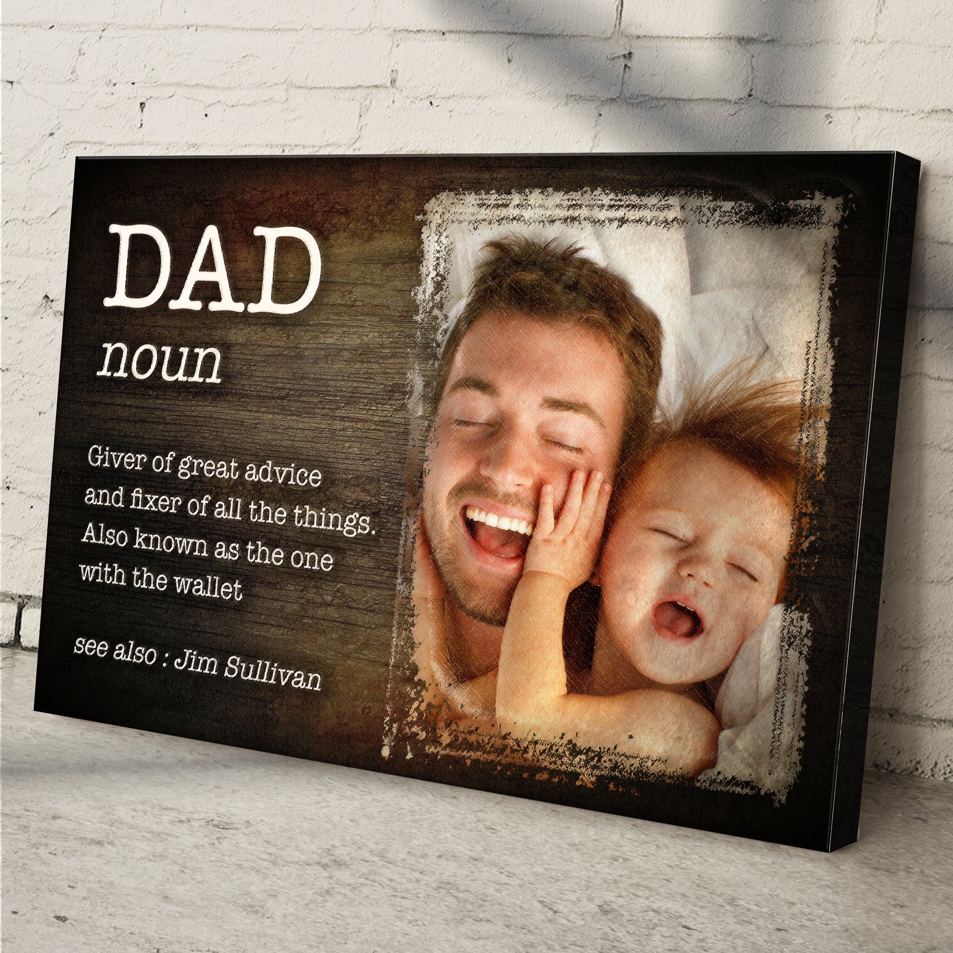 Fixer Of All Things Happy Father's Day Sign Style 1 - Image by Tailored Canvases