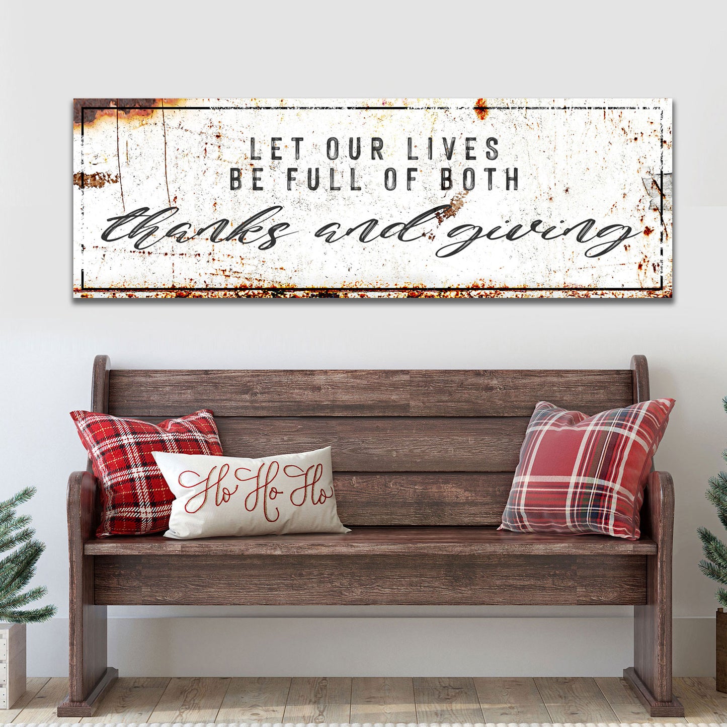 Thanks And Giving Sign Style 1 - Image by Tailored Canvases