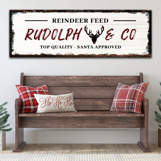 Rudolph & Co Sign - Image by Tailored Canvases