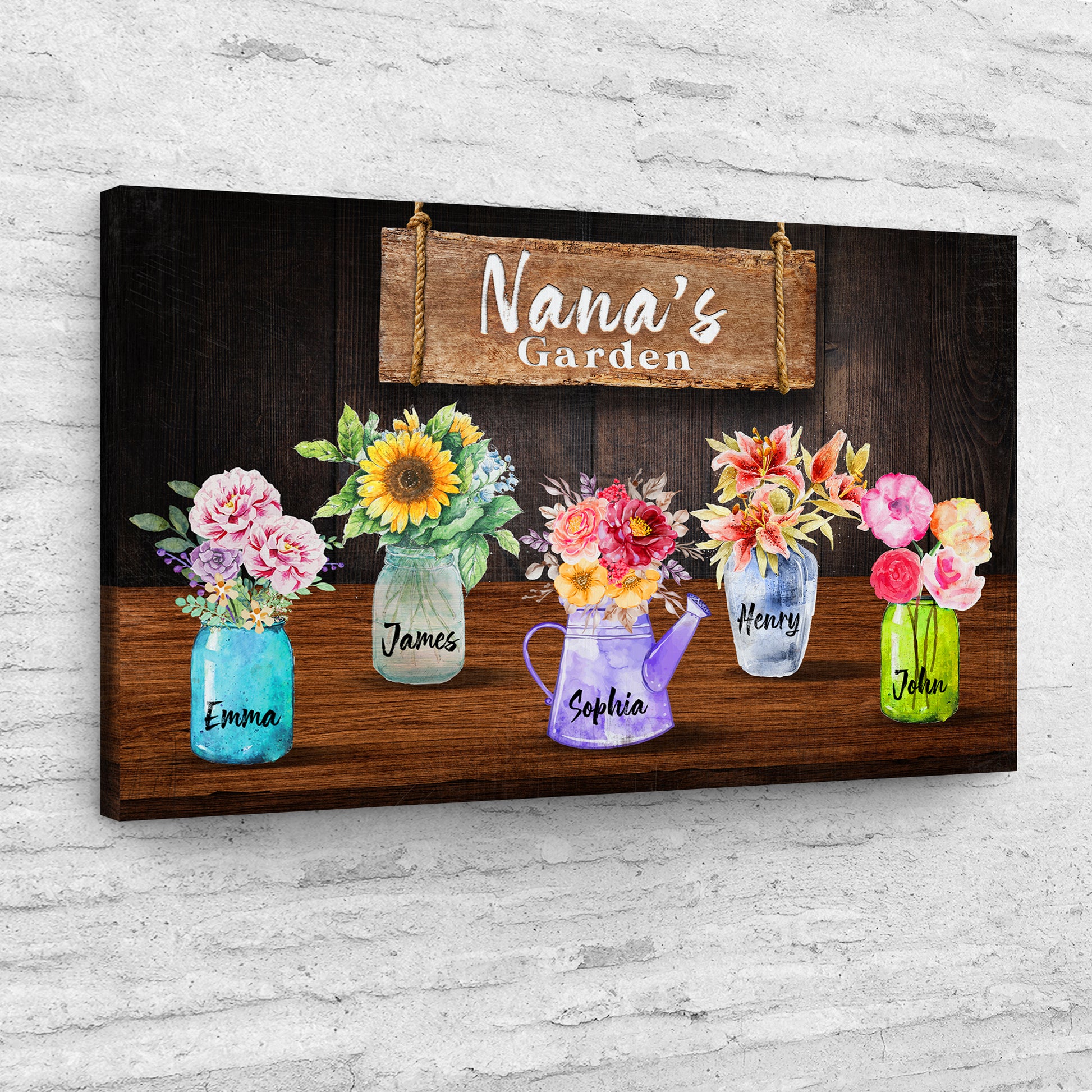 Garden Name Sign II Style 1 - Image by Tailored Canvases