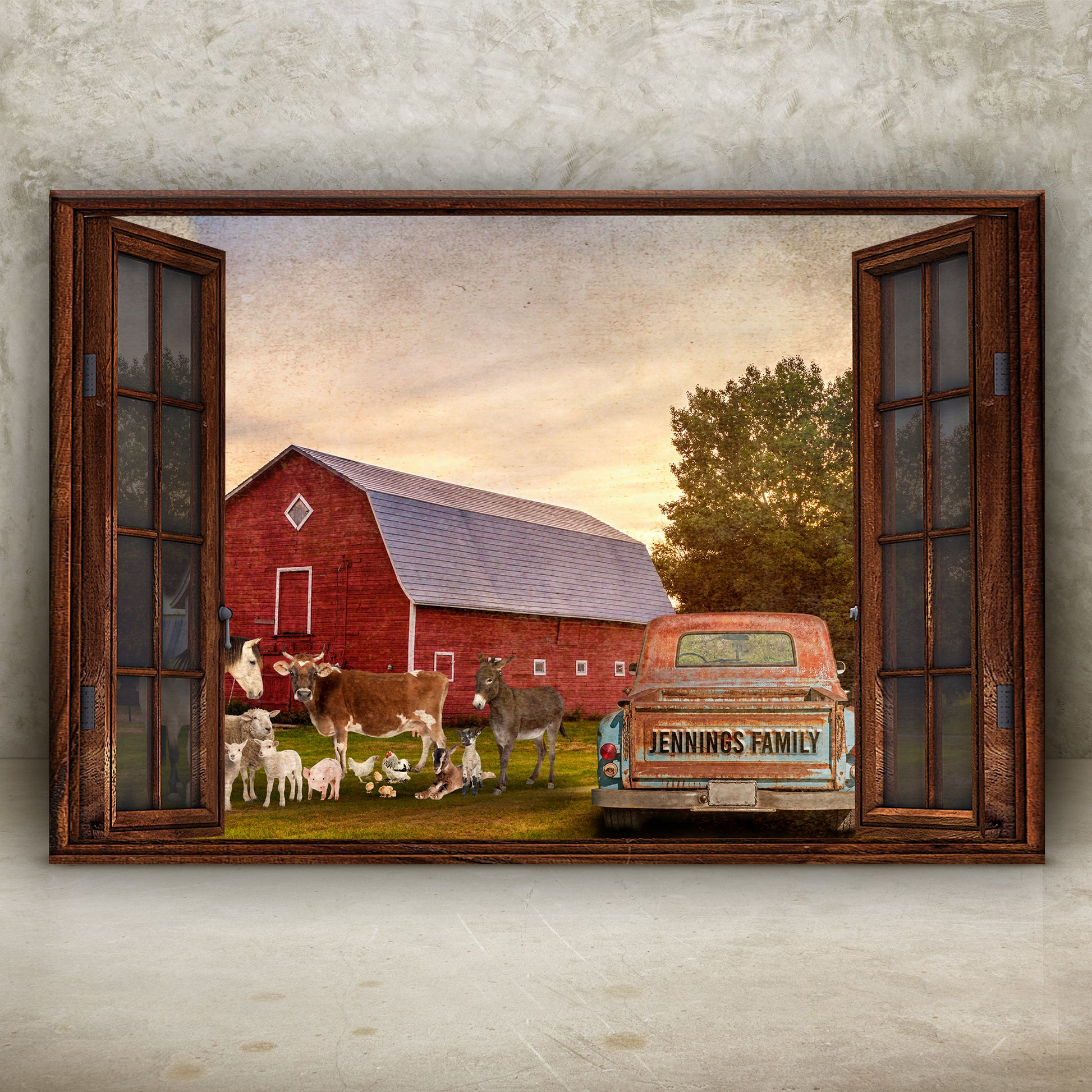 Family Farmhouse Sign  - Image by Tailored Canvases
