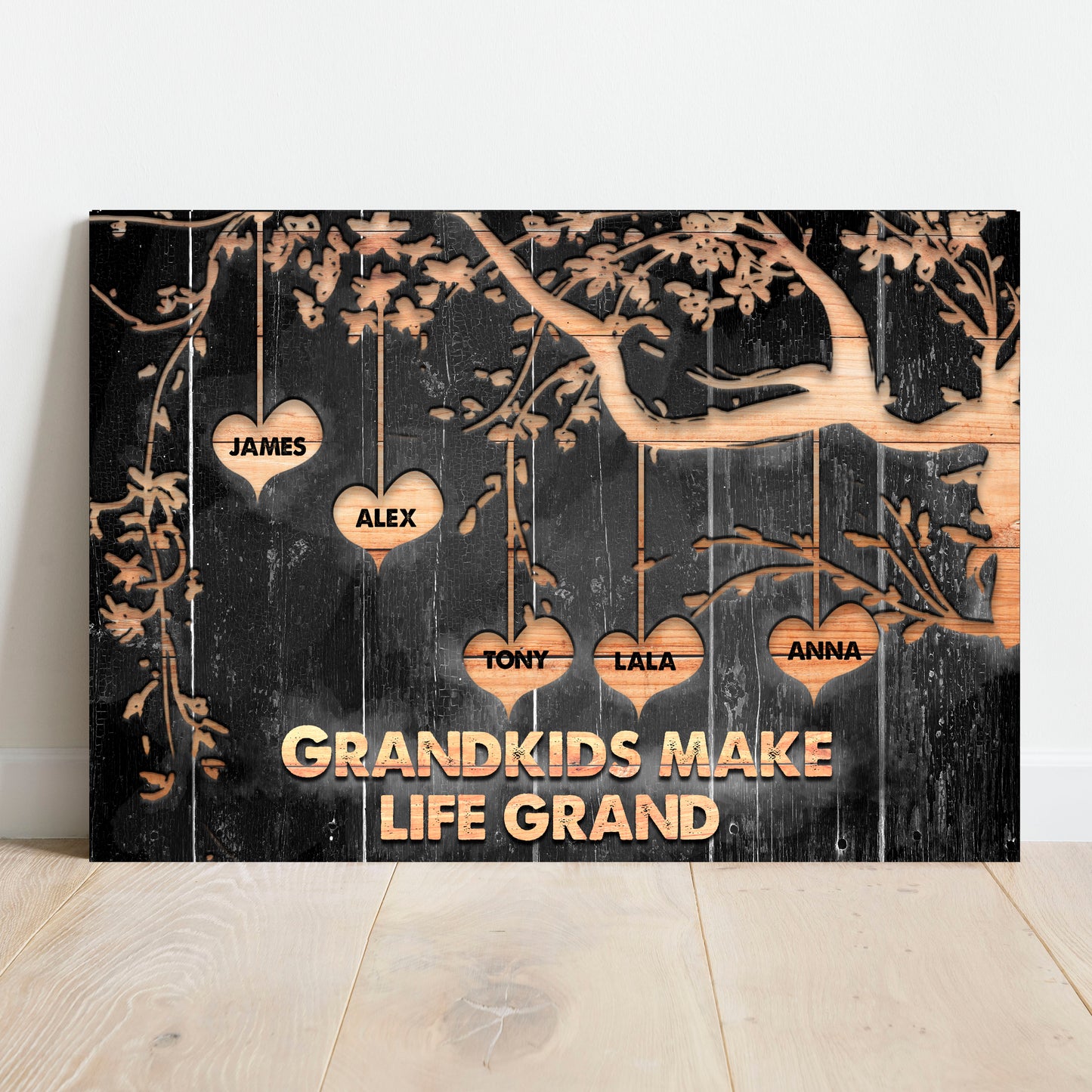 Grandkids Make Life Grand Sign II - Image by Tailored Canvases