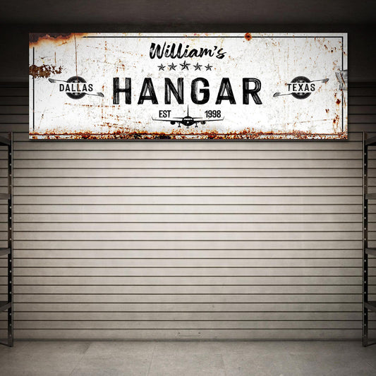 Hangar Sign II - Image by Tailored Canvases