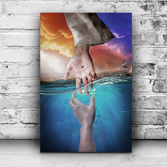 Hand Of God Canvas Wall Art - Image by Tailored Canvases