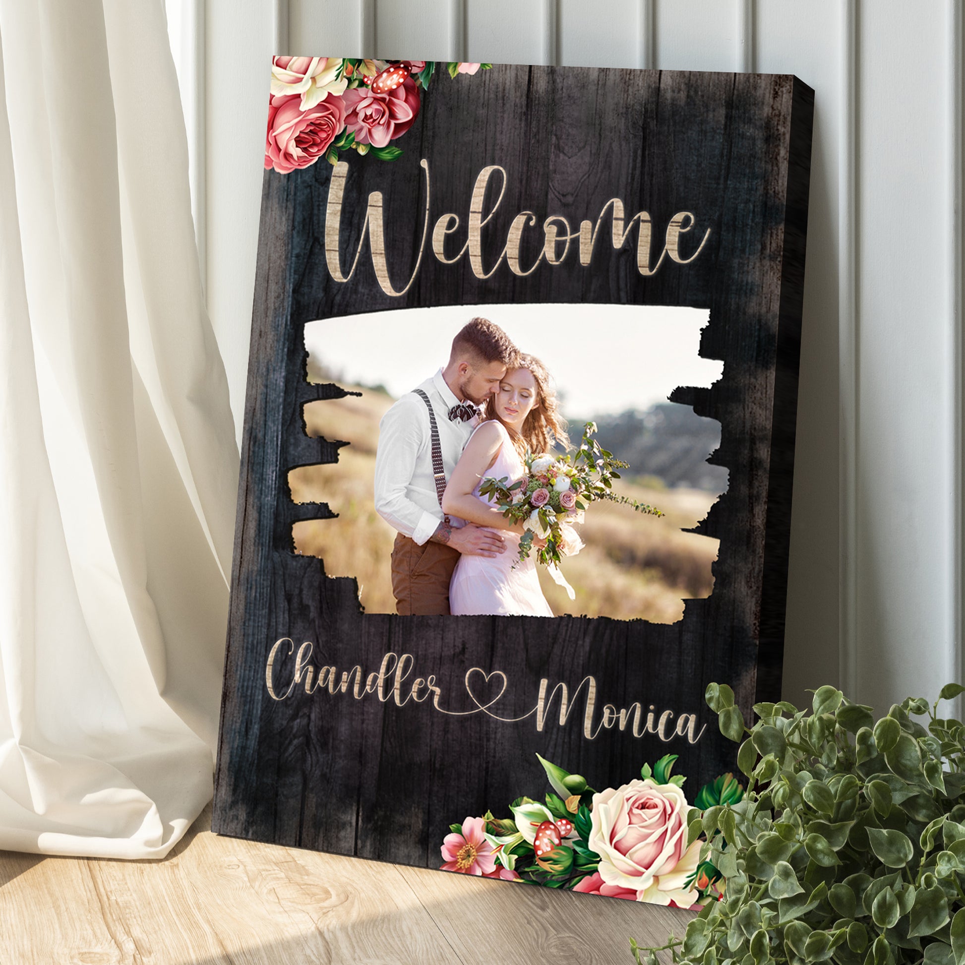 Welcome To Our Wedding Sign Style 1 - Image by Tailored Canvases