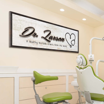 Doctor Name Sign - Image by Tailored Canvases