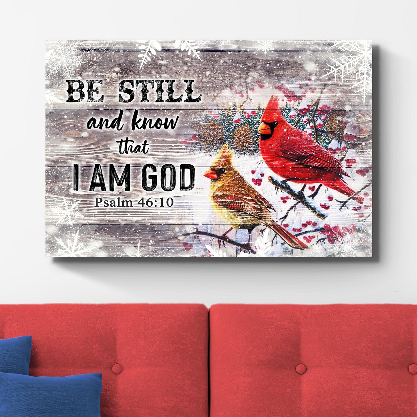 Psalm 46:10 - Be Still And Know That I Am God Sign VI  - Image by Tailored Canvases