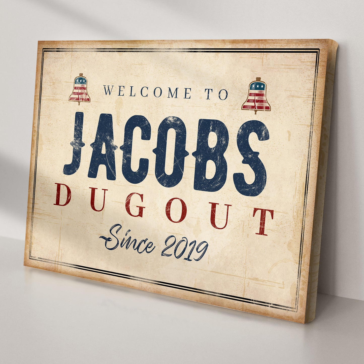 Kids Dugout Sign Style 1- Image by Tailored Canvases