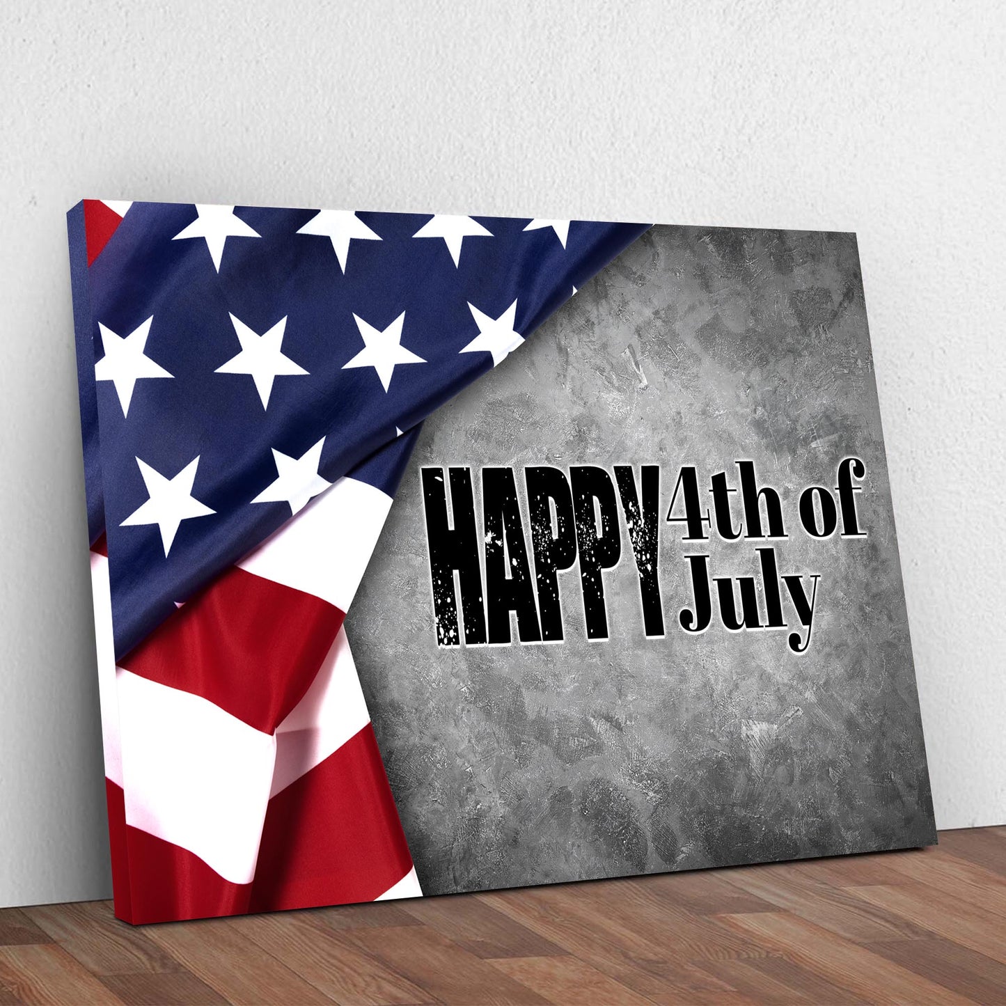 Happy 4th Of July America Sign Style 2 - Image by Tailored Canvases