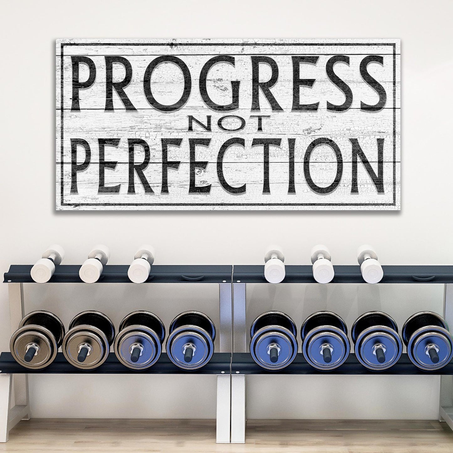 Progress Not Perfection Sign - Image by Tailored Canvases