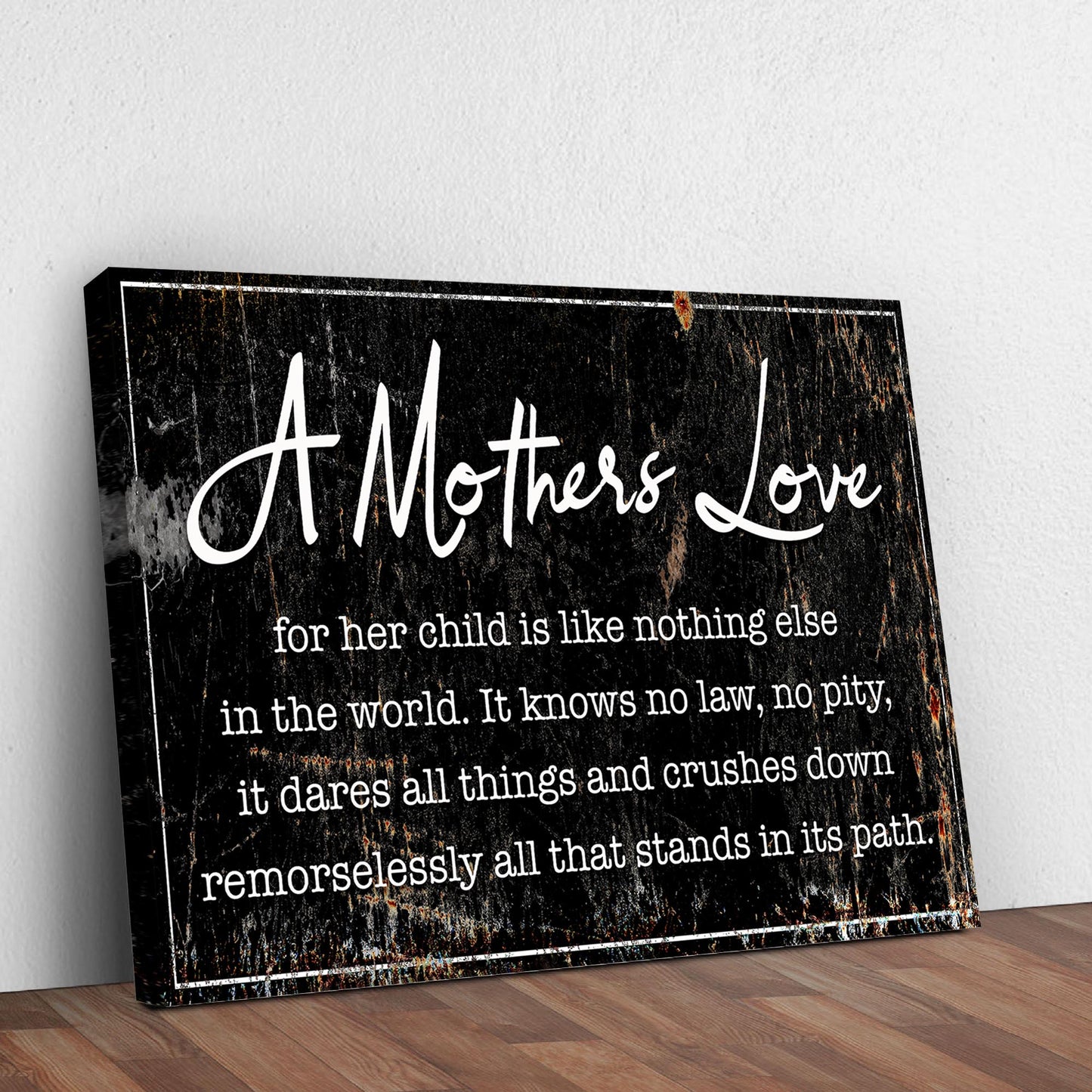 A Mother's Love Sign Style 2 - Image by Tailored Canvases