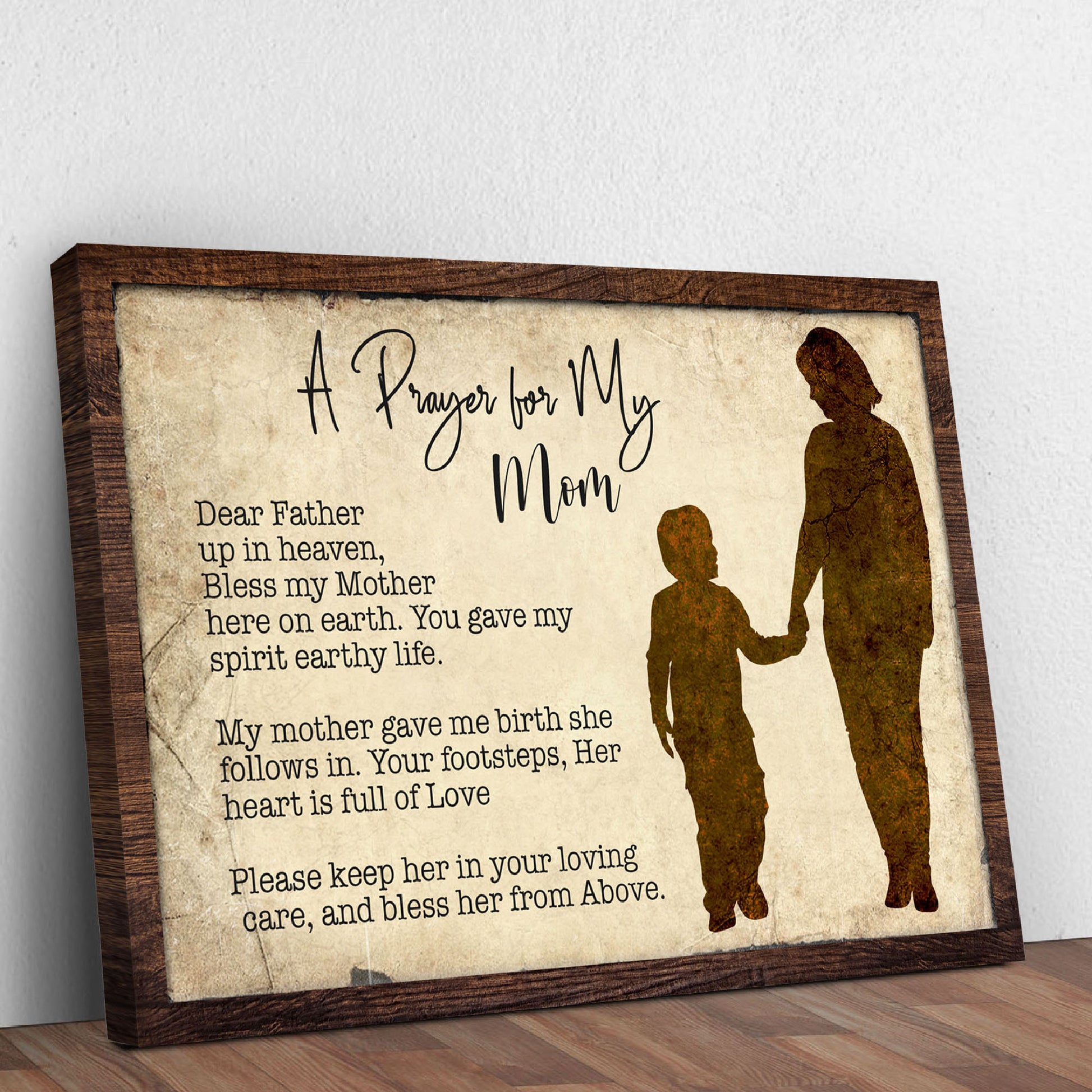 A Prayer For My Mom Mother's Day Gift Sign Style 2 - Image by Tailored Canvases