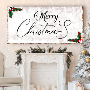 Merry Christmas Sign III (Free Shipping)