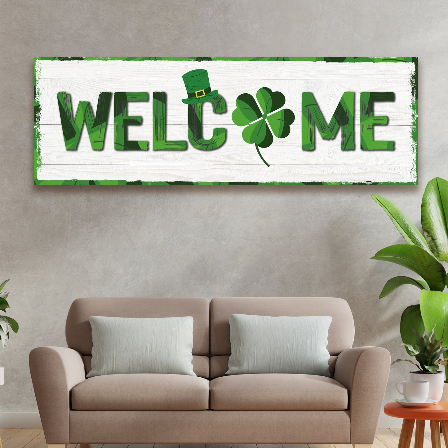St Patrick's Welcome Sign II  - Image by Tailored Canvases