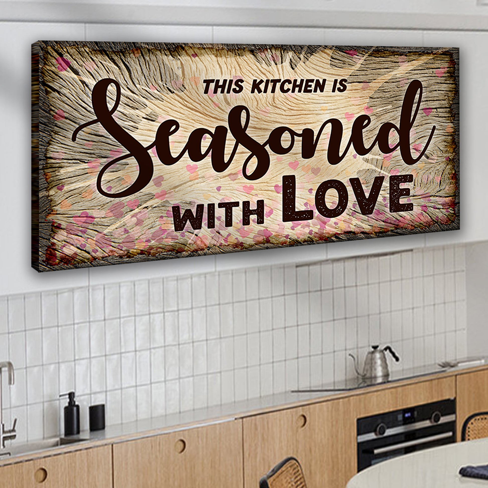 This Kitchen is Seasoned with Love Sign II Style 2 - Image by Tailored Canvases