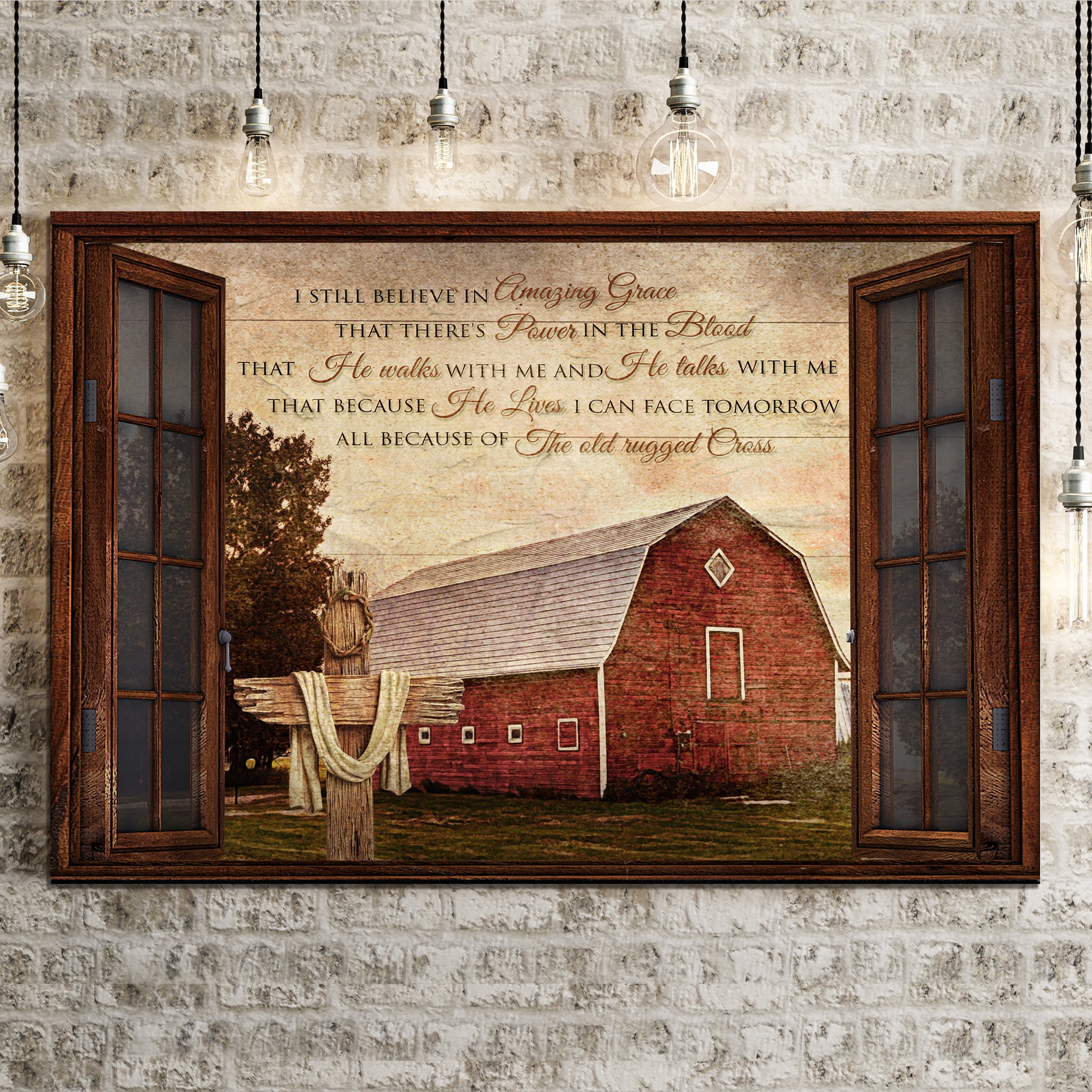 I Still Believe In Amazing Grace Sign VIII Style 1 - Image by Tailored Canvases