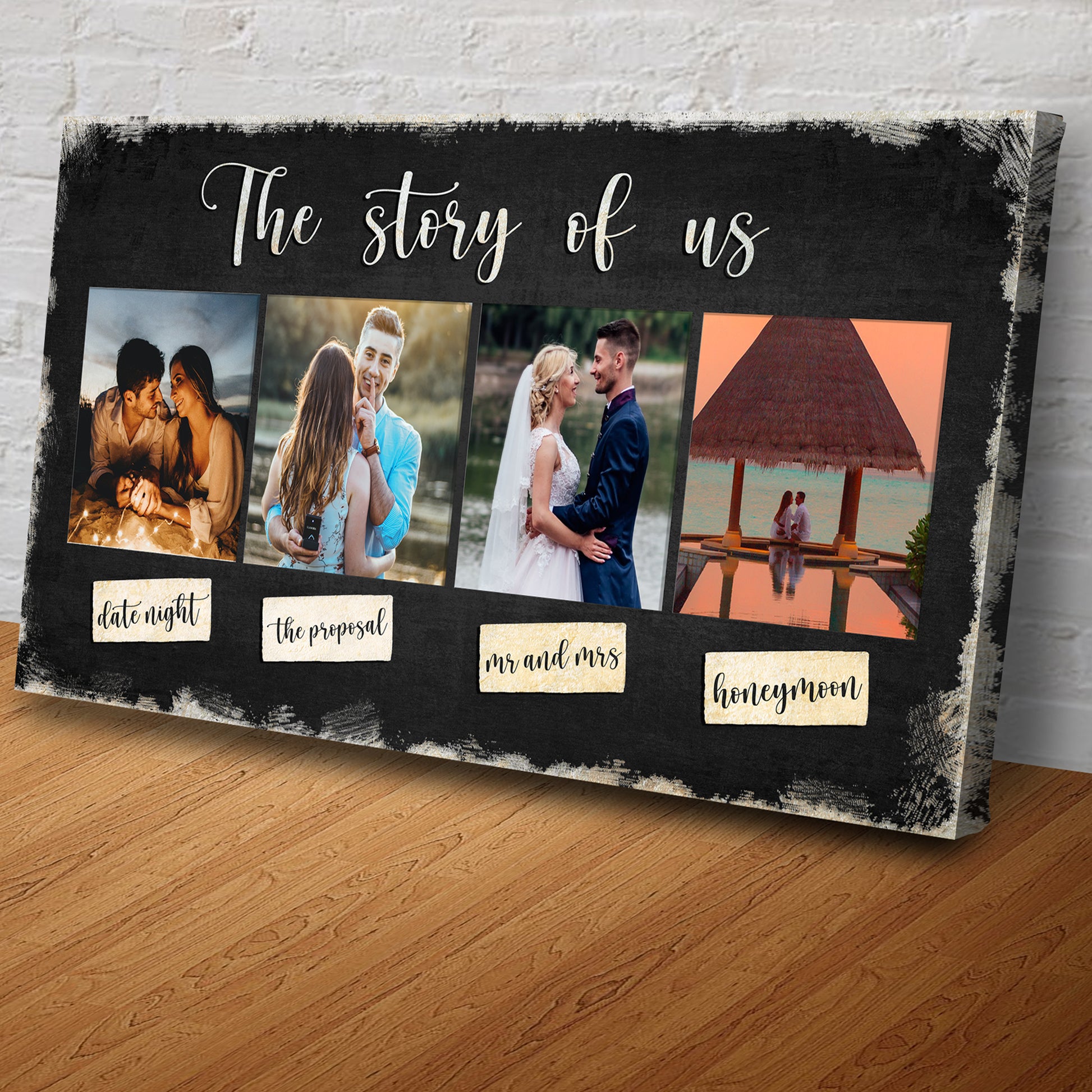 The Story Of Us Couple Sign Style 1 - Image by Tailored Canvases