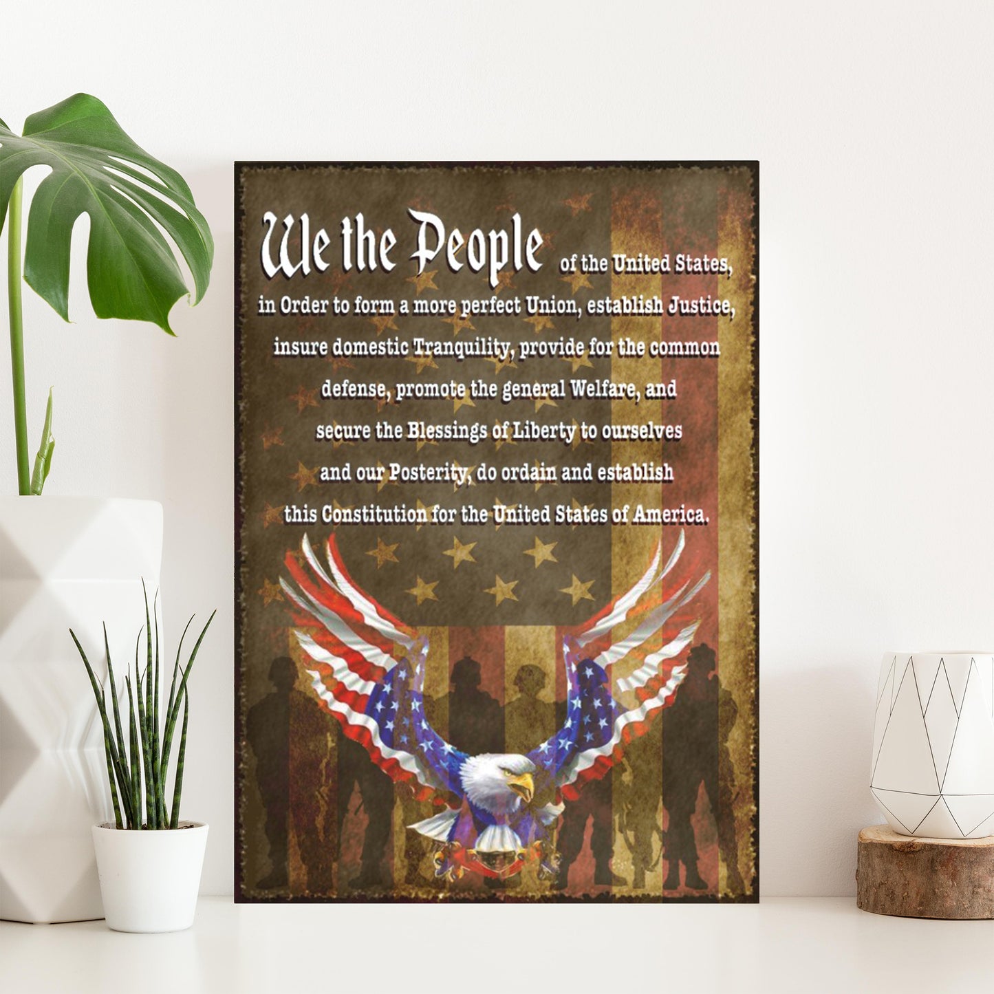 We The People Of The United States Sign Style 1 - Image by Tailored Canvases