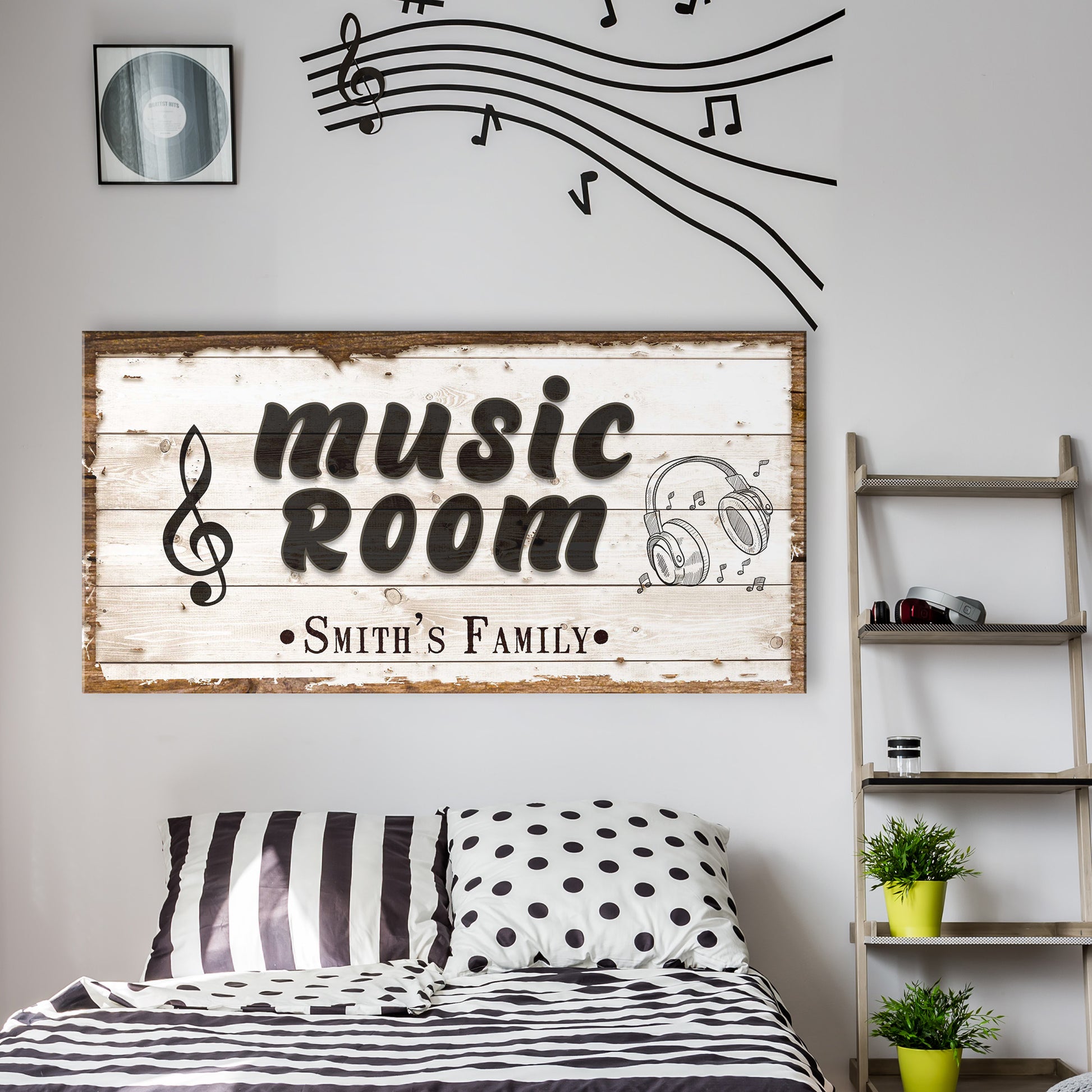 Music Room Sign II Style 1- Image by Tailored Canvases