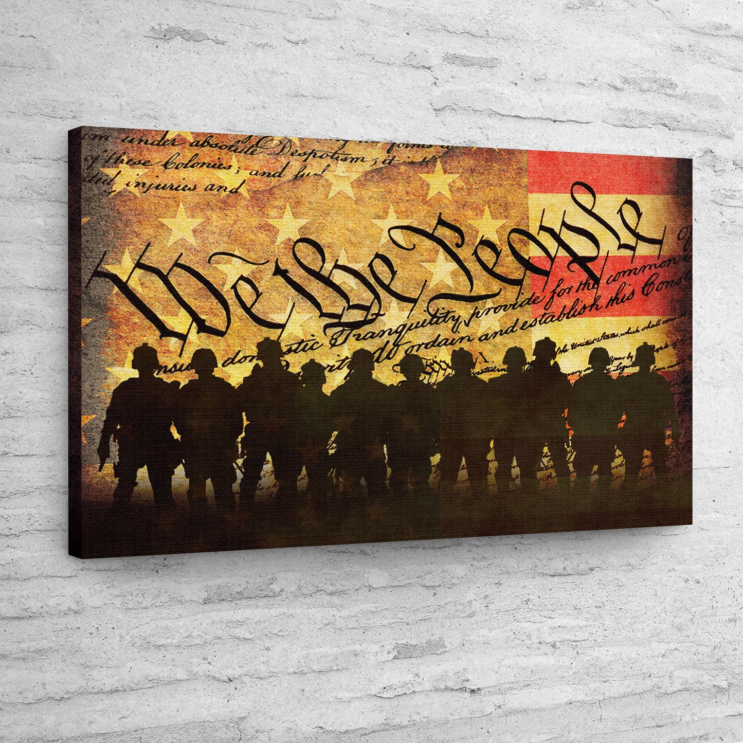 We The People Sign Style 2 - Image by Tailored Canvases
