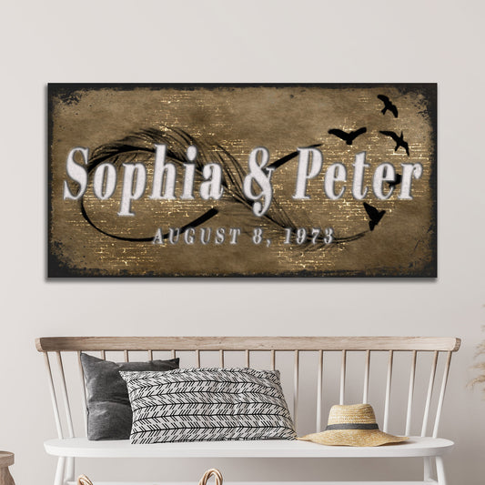 Couple Infinity Sign II Style 2 - Image by Tailored Canvases