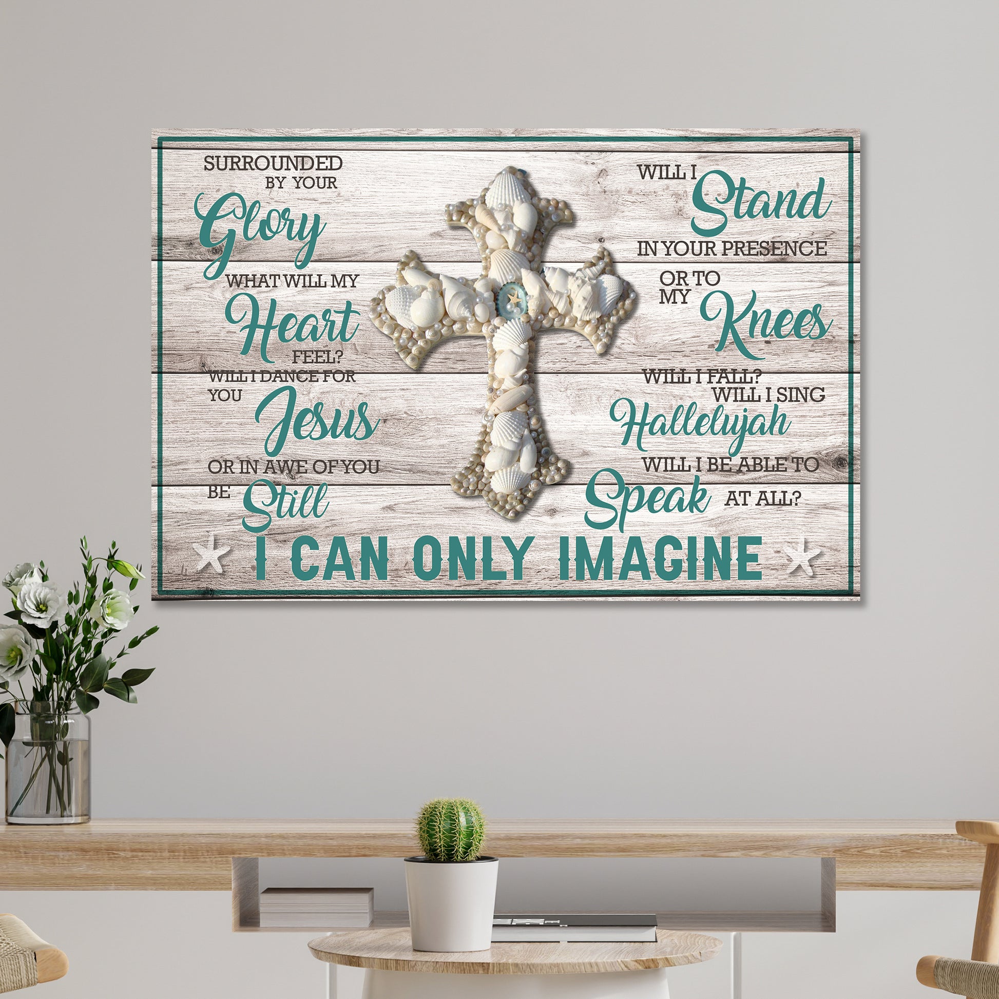 I Can Only Imagine Jesus Sign  - Image by Tailored Canvases