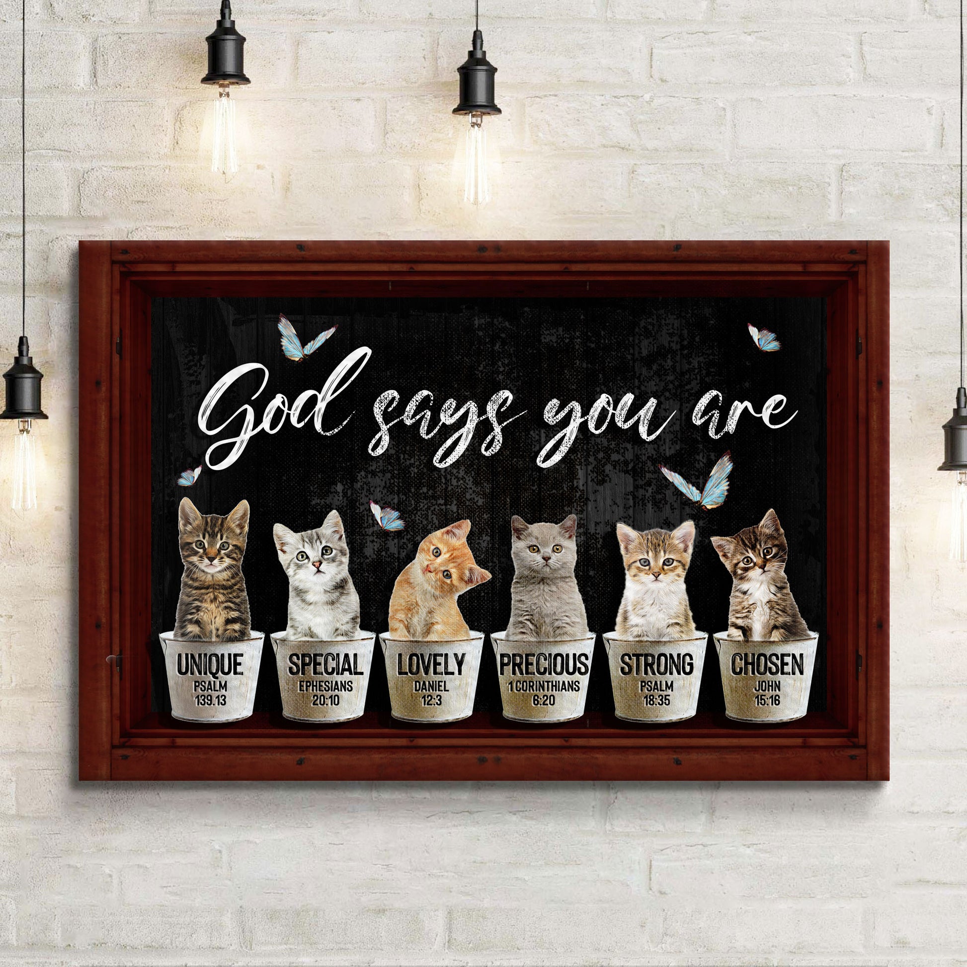 God Says You Are Sign III - Image by Tailored Canvases
