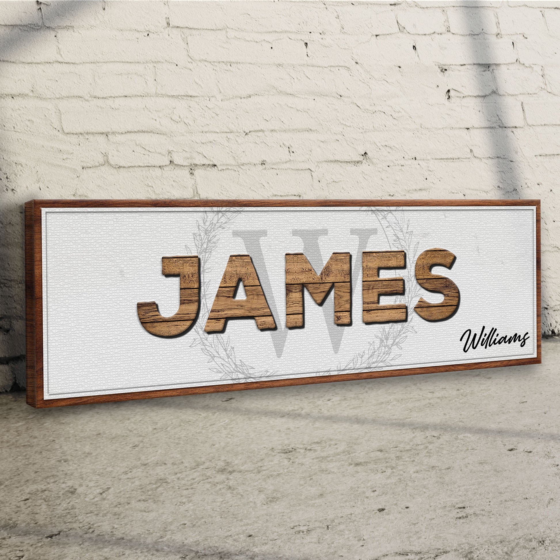 Kid's Room Name Sign II Style 1 - Image by Tailored Canvases