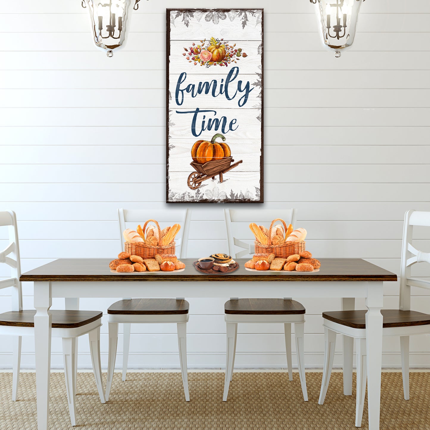 Family Time Sign II Style 1 - Image by Tailored Canvases