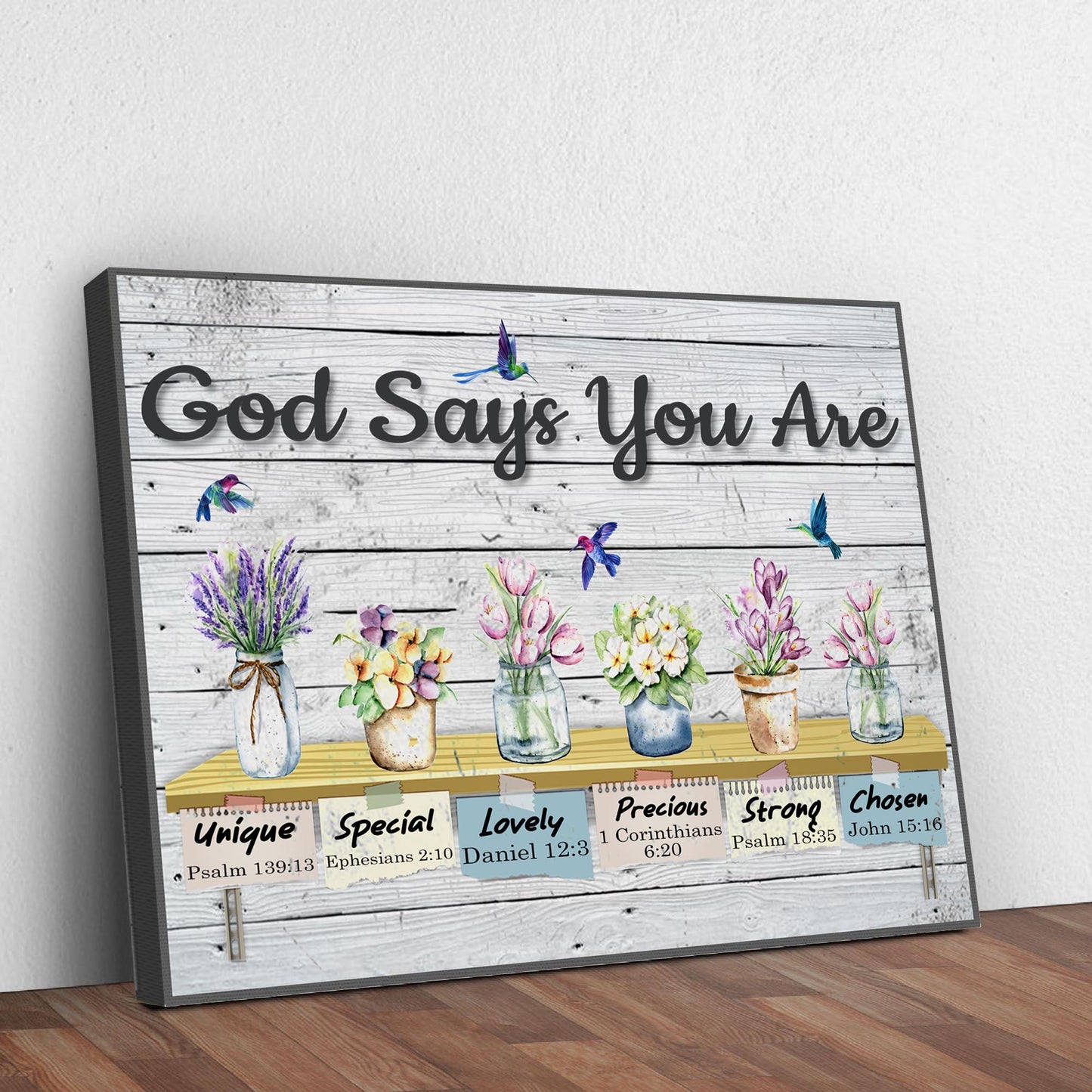 God Says You Are Sign IV Style 2 - Image by Tailored Canvases