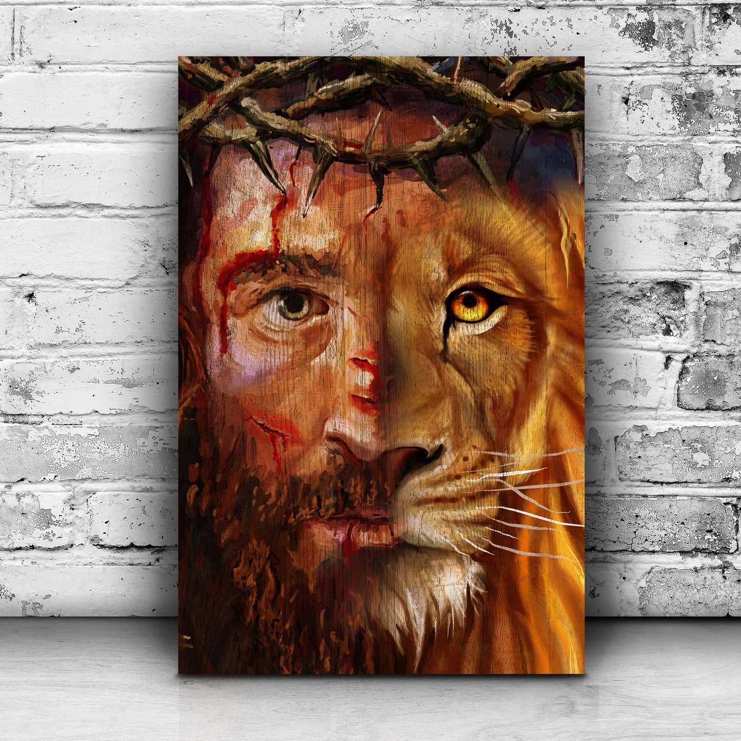 The Lion Of Juddah Canvas Wall Art II Style 1 - Image by Tailored Canvases