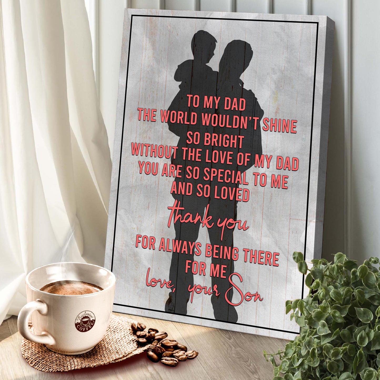 You Are So Special To Me Happy Father's Day Sign Style 1 - Image by Tailored Canvases