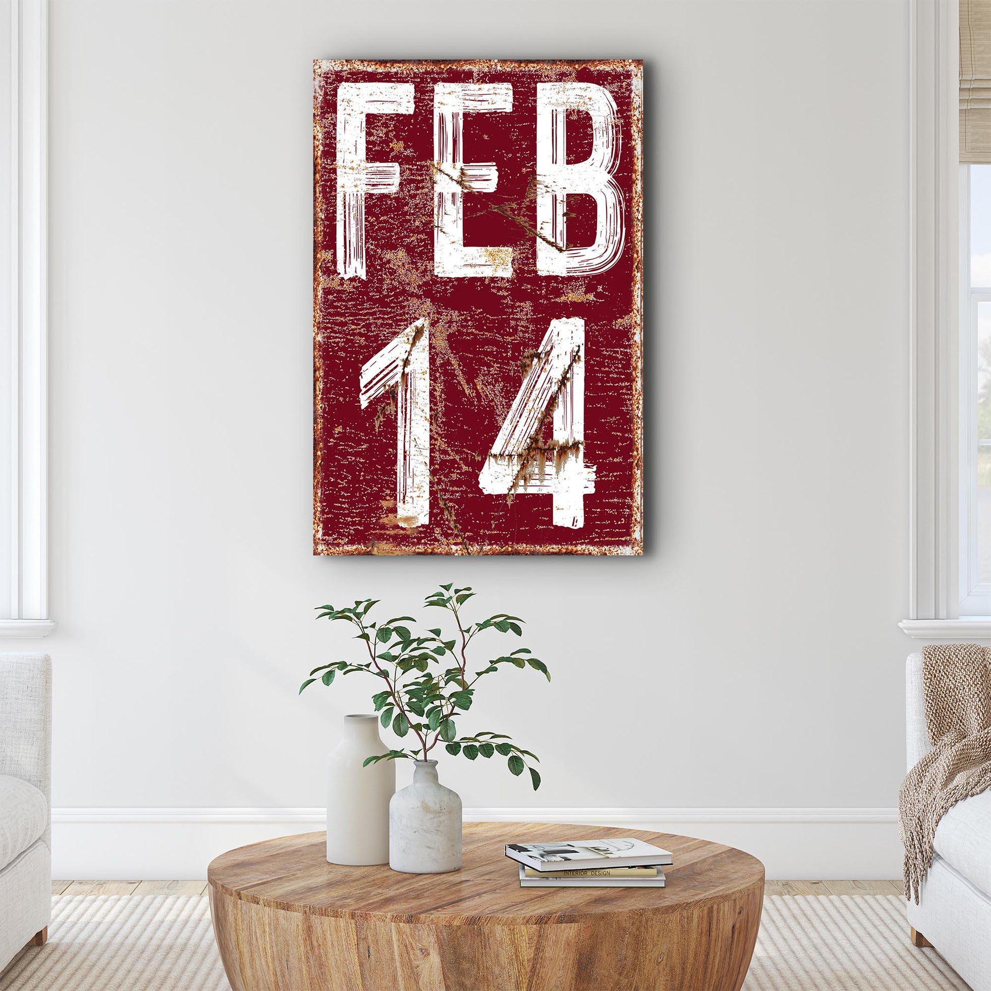 Feb 14 Sign Style 1 - Image by Tailored Canvases