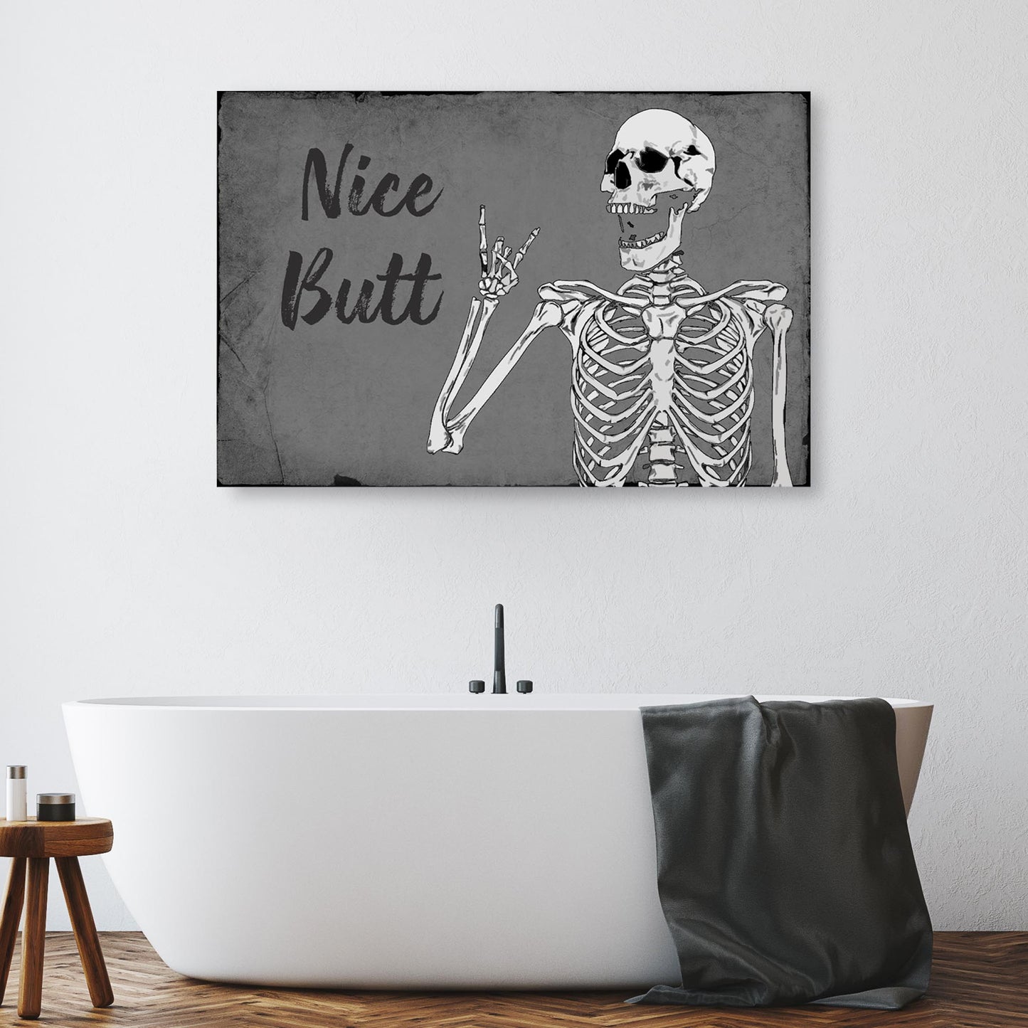 Nice Butt Toilet Sign - Image by Tailored Canvases