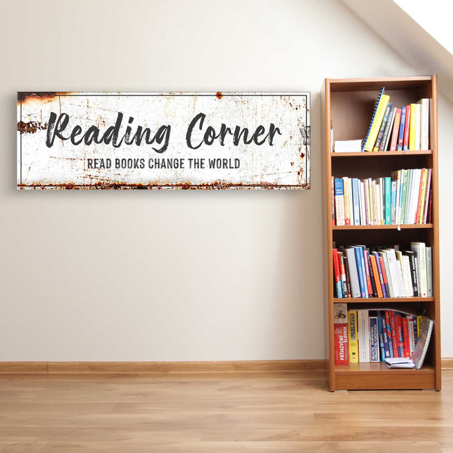 Reading Corner Sign by Tailored Canvases
