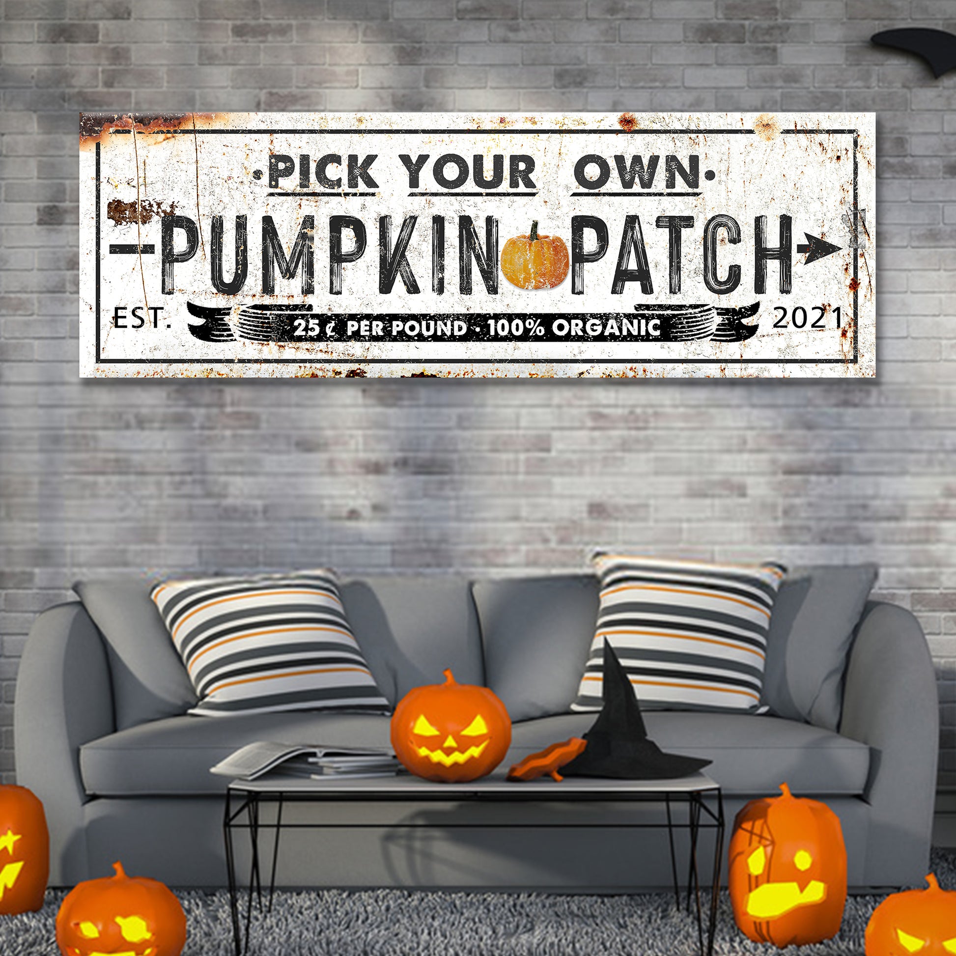 Pick Your Own Pumpkin Patch Sign  - Image by Tailored Canvases