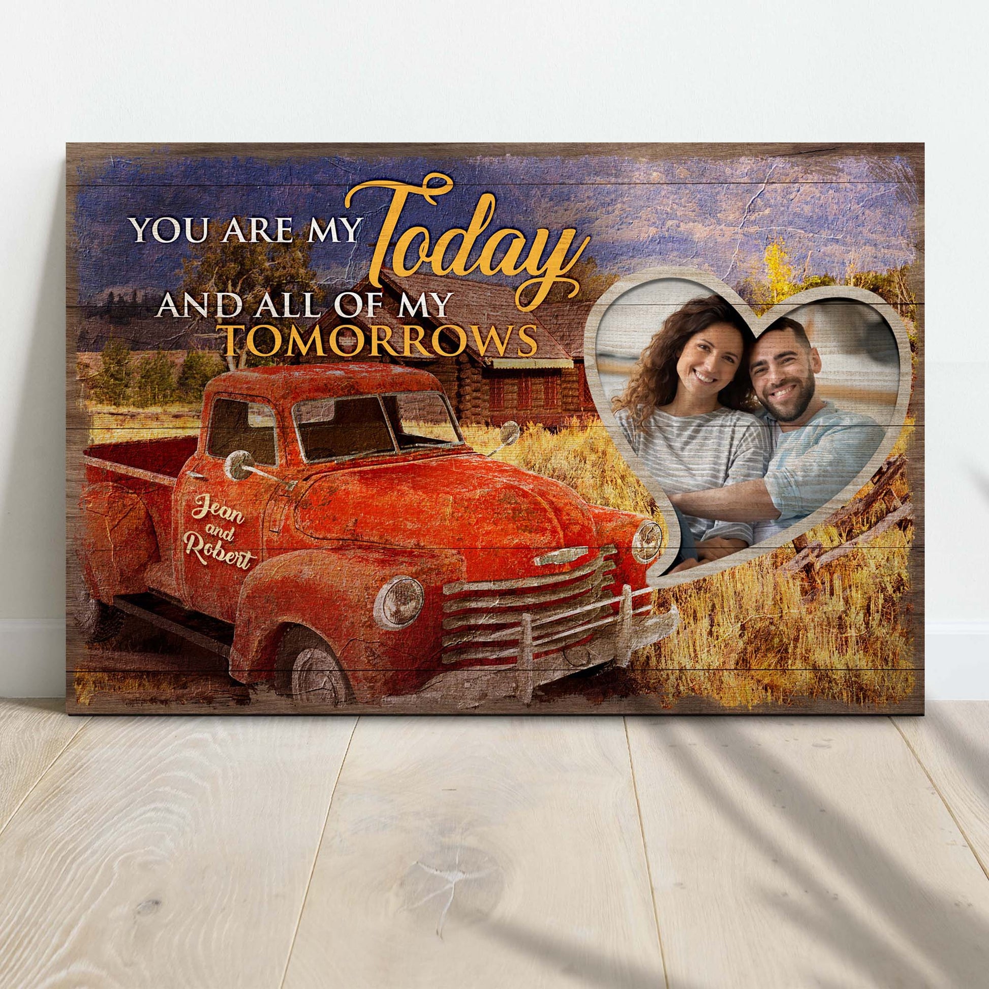 You Are My Today And All Of My Tomorrows Couple Sign  - Image by Tailored Canvases
