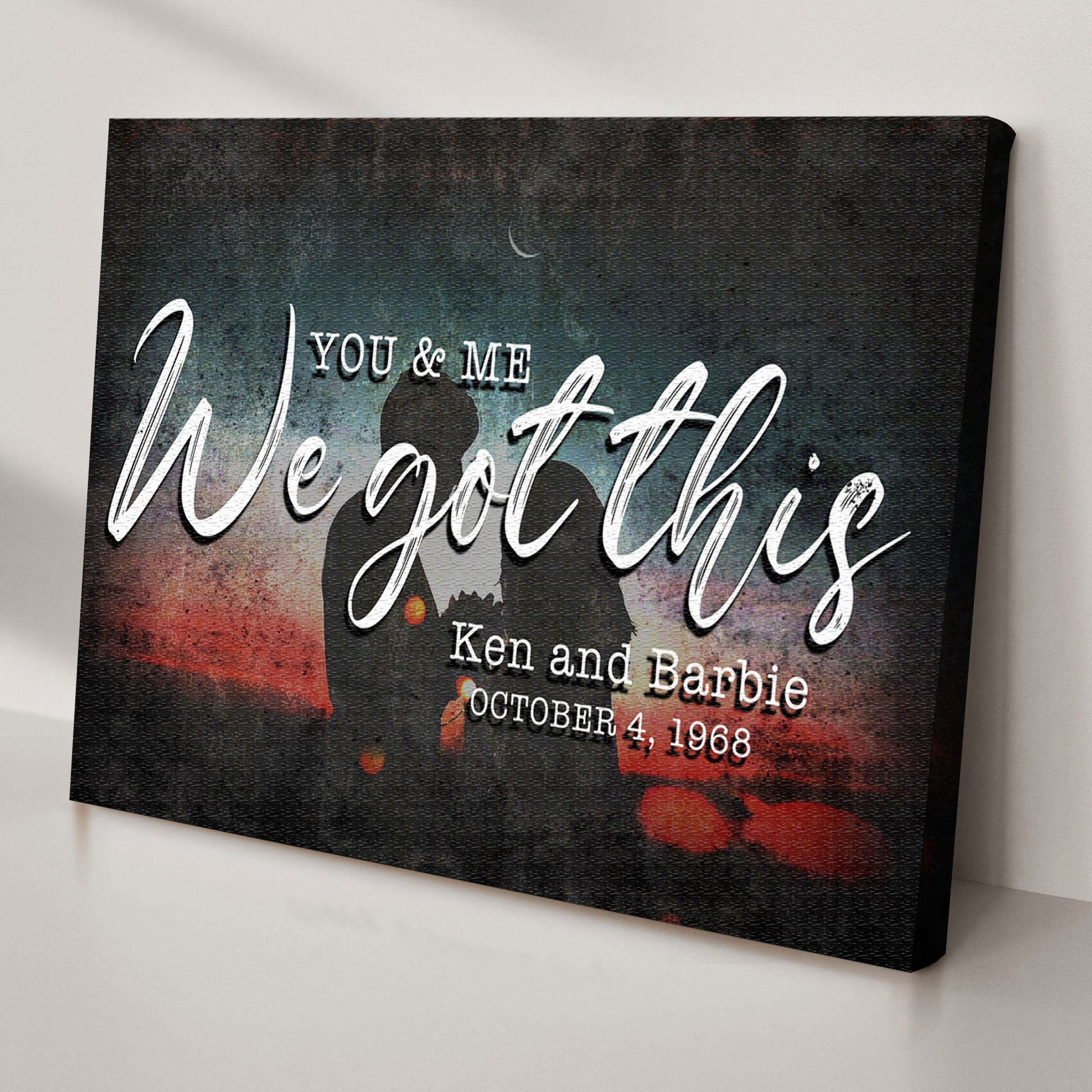 You And Me We Got This Couple Sign Style 2 - Image by Tailored Canvases