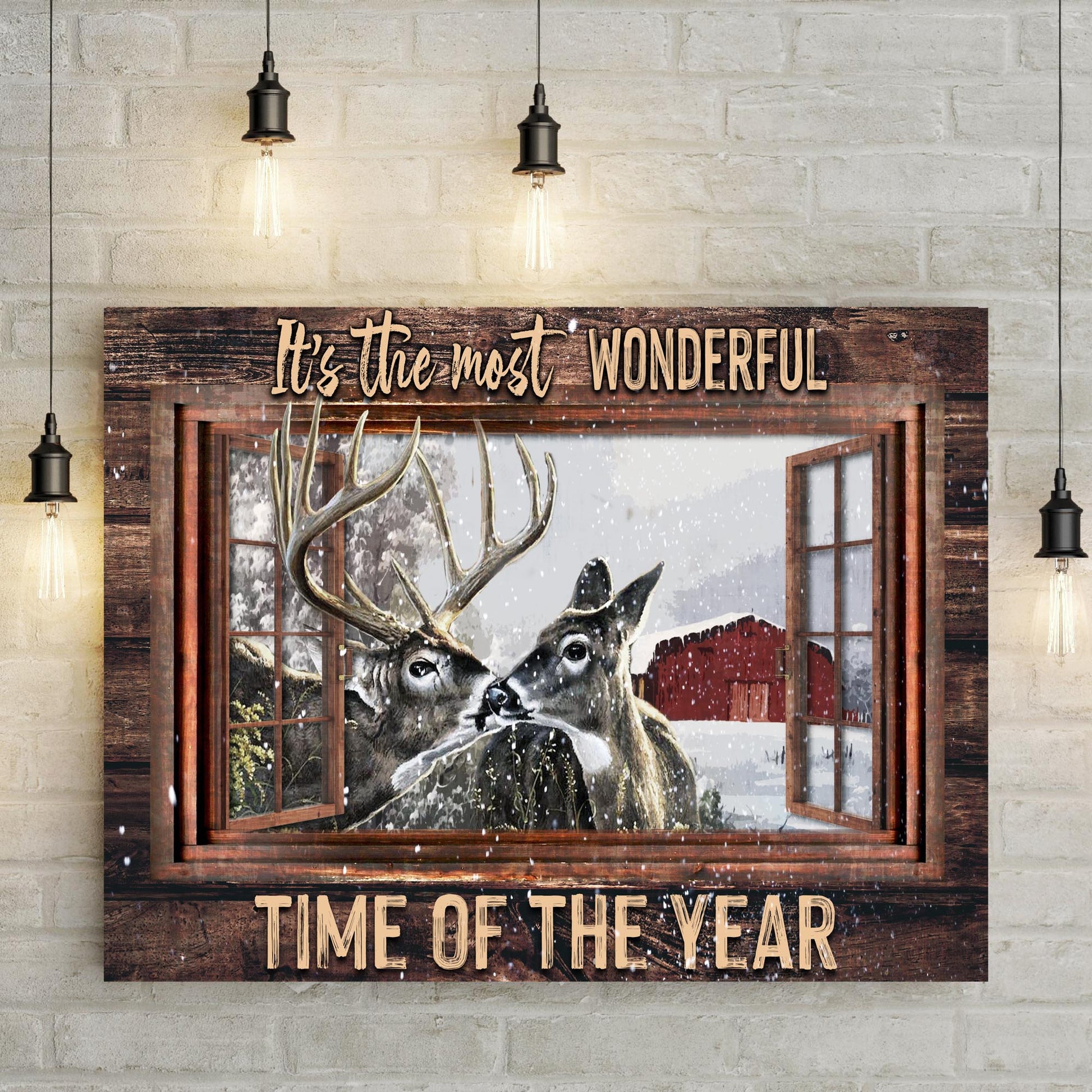 It's The Most Wonderful Time Of The Year Sign X  - Image by Tailored Canvases