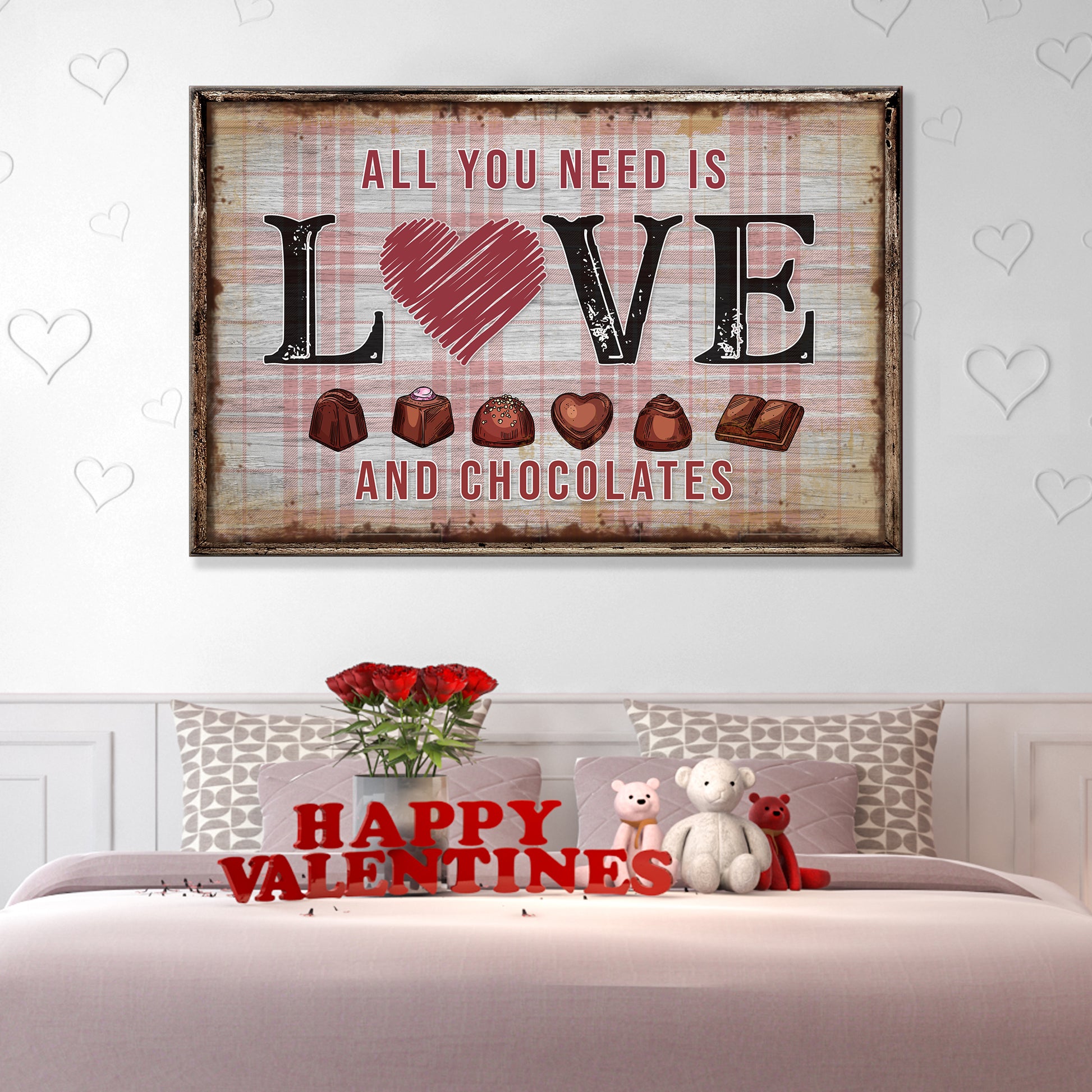 Valentine’s Day Sign Style 1 - Image by Tailored Canvases