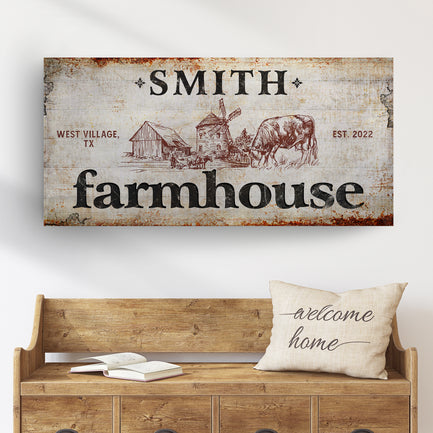 Family Farmhouse Sign II - Image by Tailored Canvases