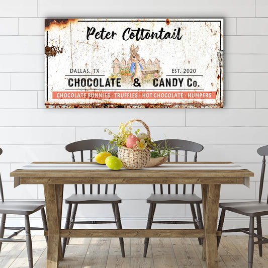 Chocolate & Candy Co. Sign - Image by Tailored Canvases