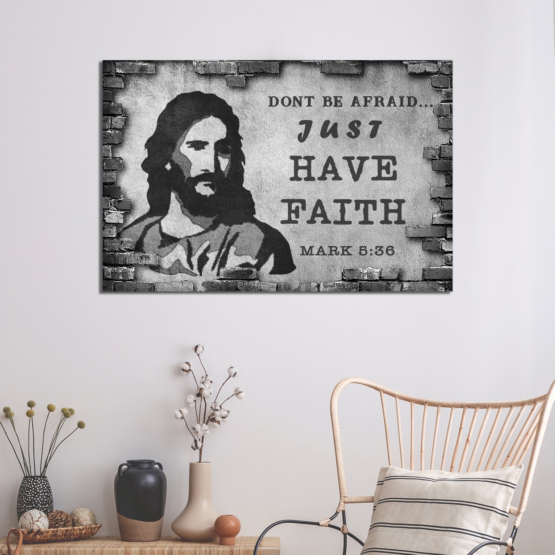 Mark 5:36 - Just Have Faith Sign Style 1 - Image by Tailored Canvases